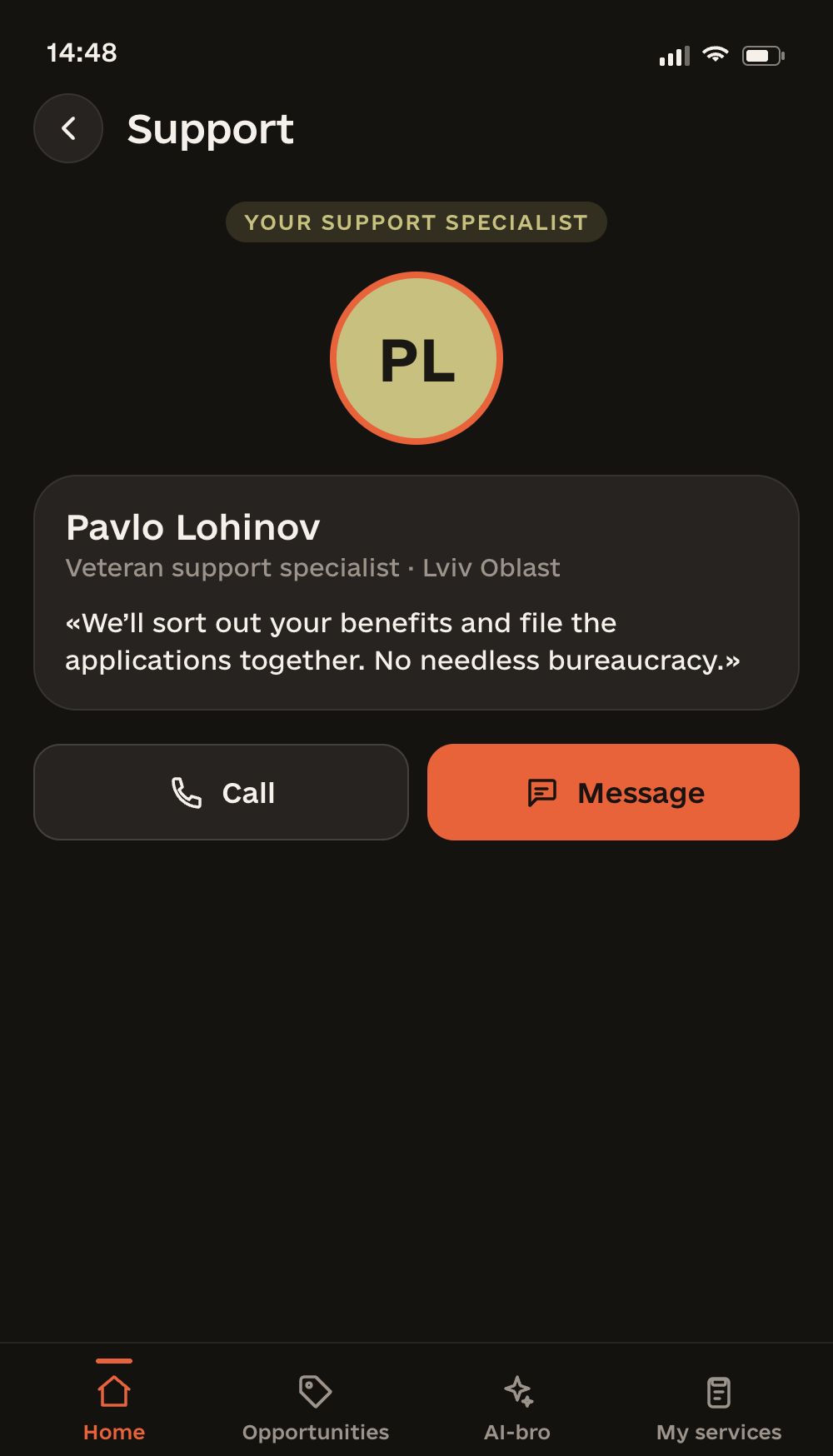 Support specialist